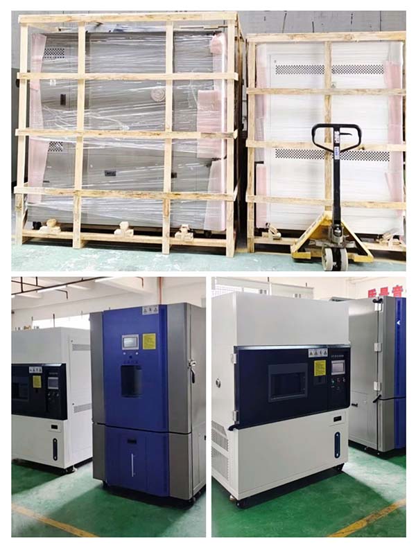 225L氙燈老化試驗(yàn)箱， 1000L恒溫恒濕試驗(yàn)箱， 發(fā)貨大連和湖北客戶(hù)公司。